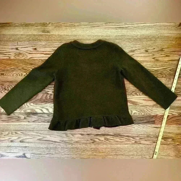 LOFT Merino Wool Zip Up Peplum Jacket Size Small - Picture 10 of 10